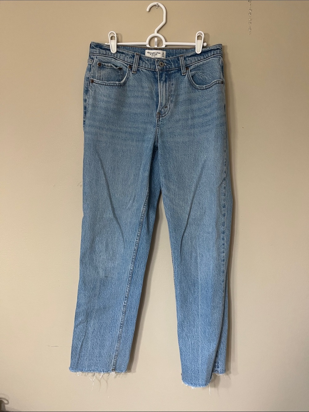Abercrombie & Fitch Light Blue Straight Leg Women's Jeans